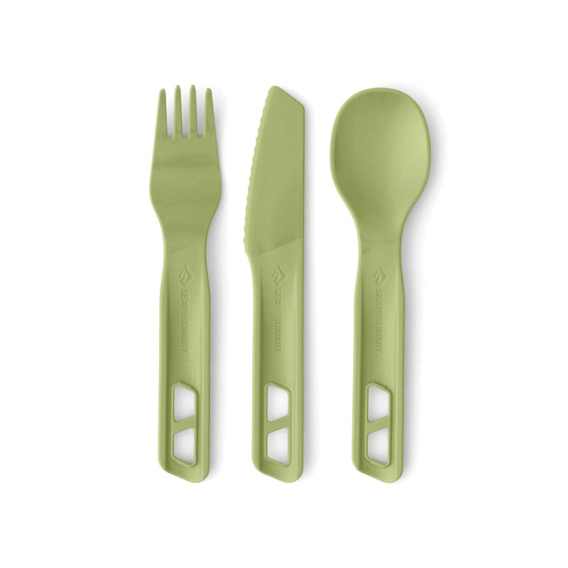 Load image into Gallery viewer, SEA TO SUMMIT HORIZON CUTLERY SET 3 PIECE [CLR:TARRAGON LIGHT GREEN]
