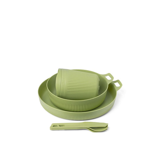 SEA TO SUMMIT HORIZON DINNERWARE SET 6 PIECE [CLR:TARRAGON LIGHT GREEN]