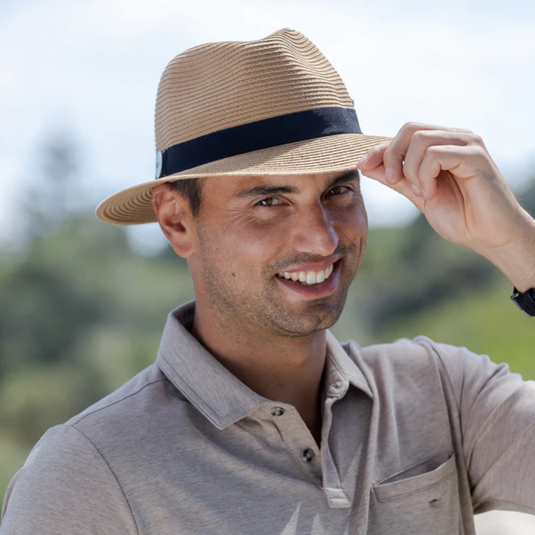 EVOKE REEF PANAMATE HAT EV080 [CLR:CARAMEL SZ:60CM LARGE/X-LARGE]