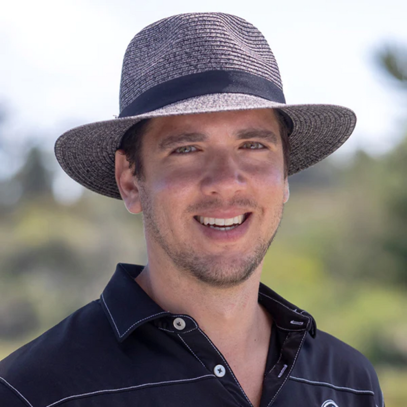 Load image into Gallery viewer, EVOKE REEF PANAMATE HAT EV080 [CLR:CHARCOAL SZ:60CM LARGE/X-LARGE]
