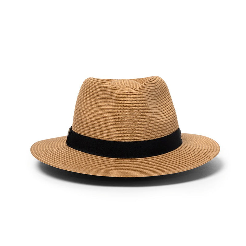 Load image into Gallery viewer, EVOKE REEF PANAMATE HAT EV080 [CLR:CARAMEL SZ:56CM SMALL/MEDIUM]
