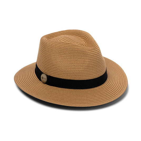 EVOKE REEF PANAMATE HAT EV080 [CLR:CARAMEL SZ:56CM SMALL/MEDIUM]