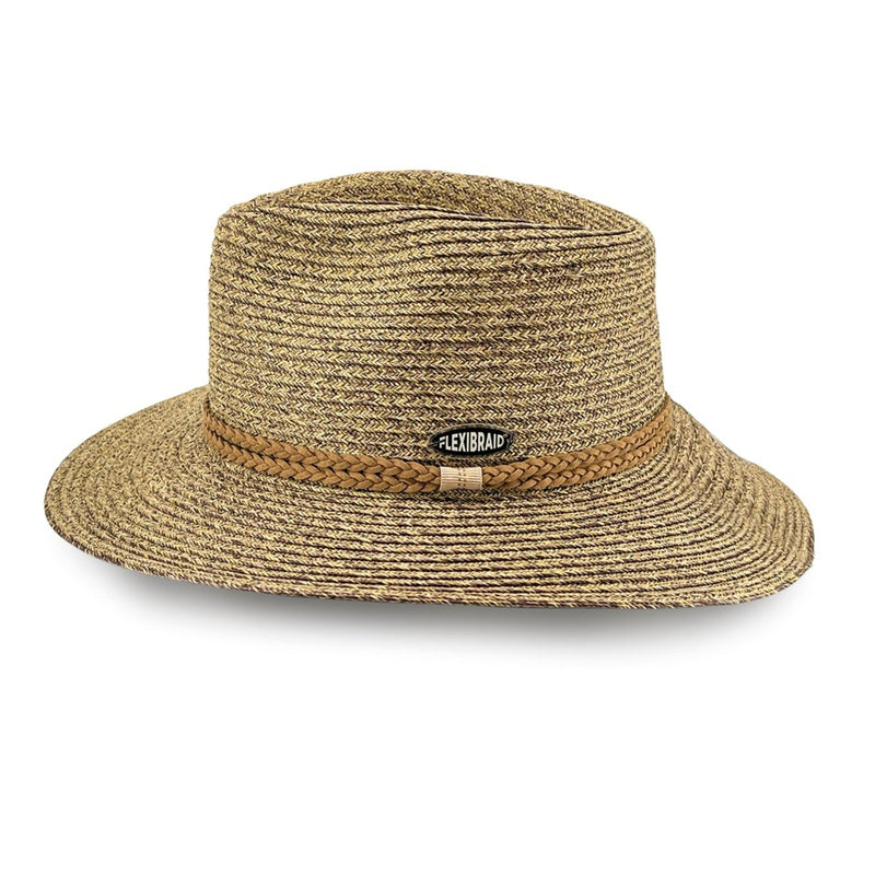 Load image into Gallery viewer, EVOKE KEITH FEDORA EV280A [CLR:CHOCOLATE SZ:58CM MEDIUM/LARGE]
