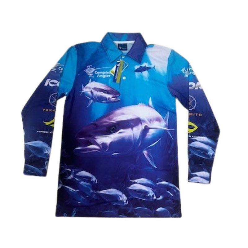 Load image into Gallery viewer, COMPLEAT ANGLER TOURNAMENT SHIRT KINGFISH [SZ:MEDIUM]
