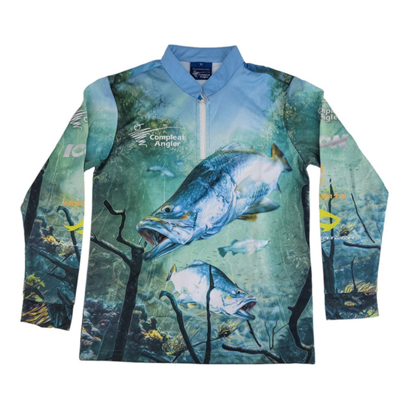 Load image into Gallery viewer, COMPLEAT ANGLER TOURNAMENT SHIRT BARRA [SZ:MEDIUM]

