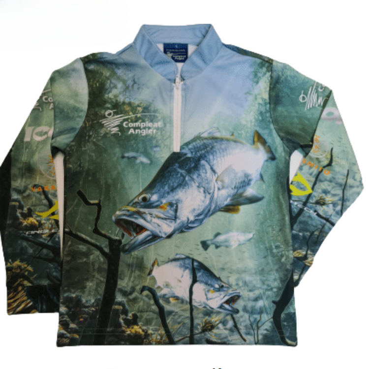 Load image into Gallery viewer, COMPLEAT ANGLER TOURNAMENT SHIRT BARRA [SZ:3X-LARGE]
