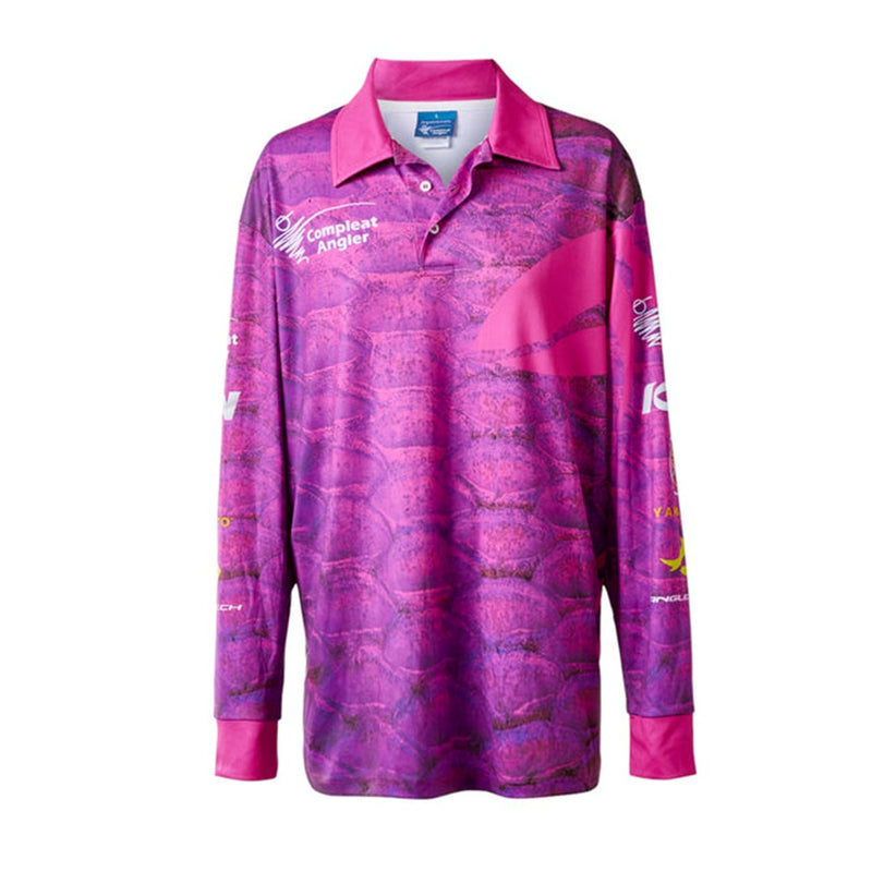 Load image into Gallery viewer, COMPLEAT ANGLER TOURNAMENT SHIRT PINK SCALE [SZ:MEDIUM]
