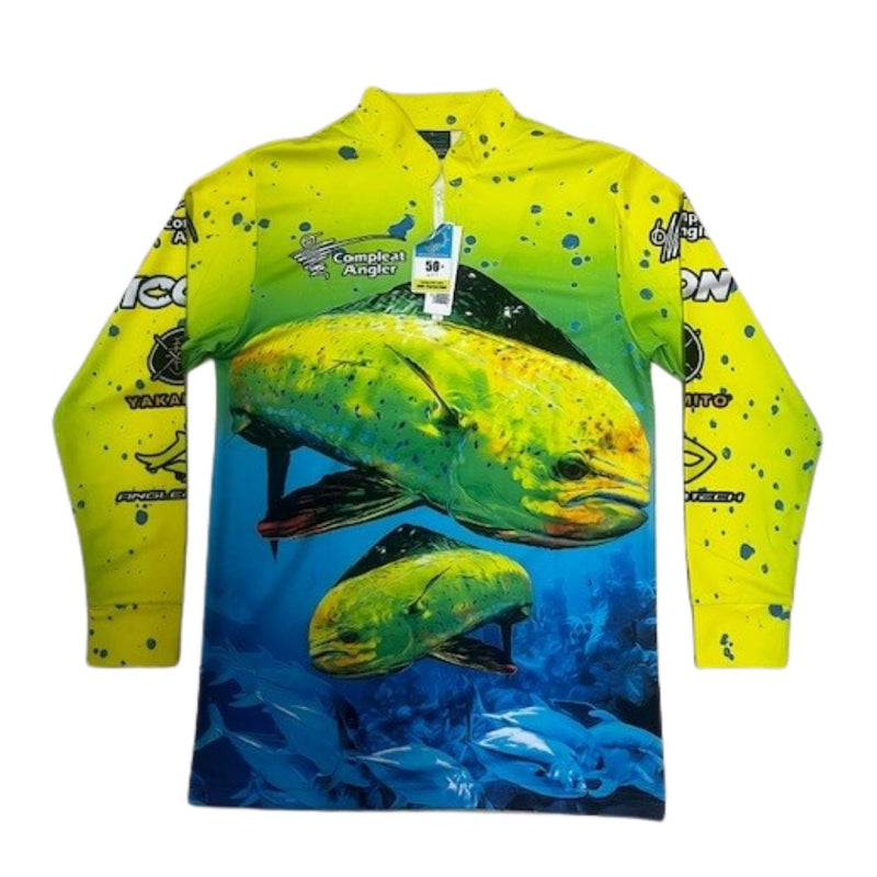 Load image into Gallery viewer, COMPLEAT ANGLER TOURNAMENT SHIRT MAHI [SZ:SMALL]
