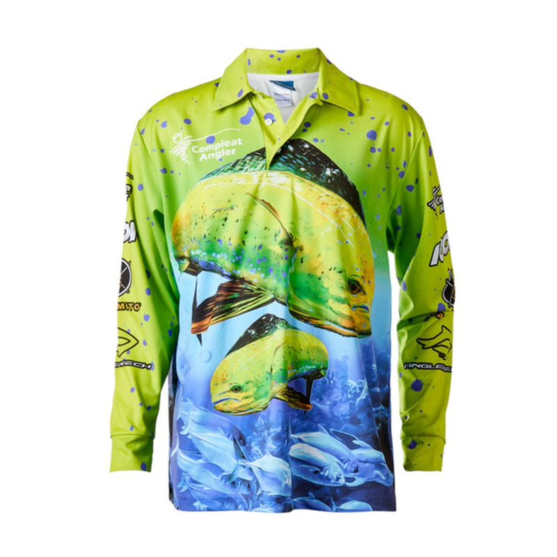 Load image into Gallery viewer, COMPLEAT ANGLER KIDS TOURNAMENT SHIRT MAHI [SZ:8]
