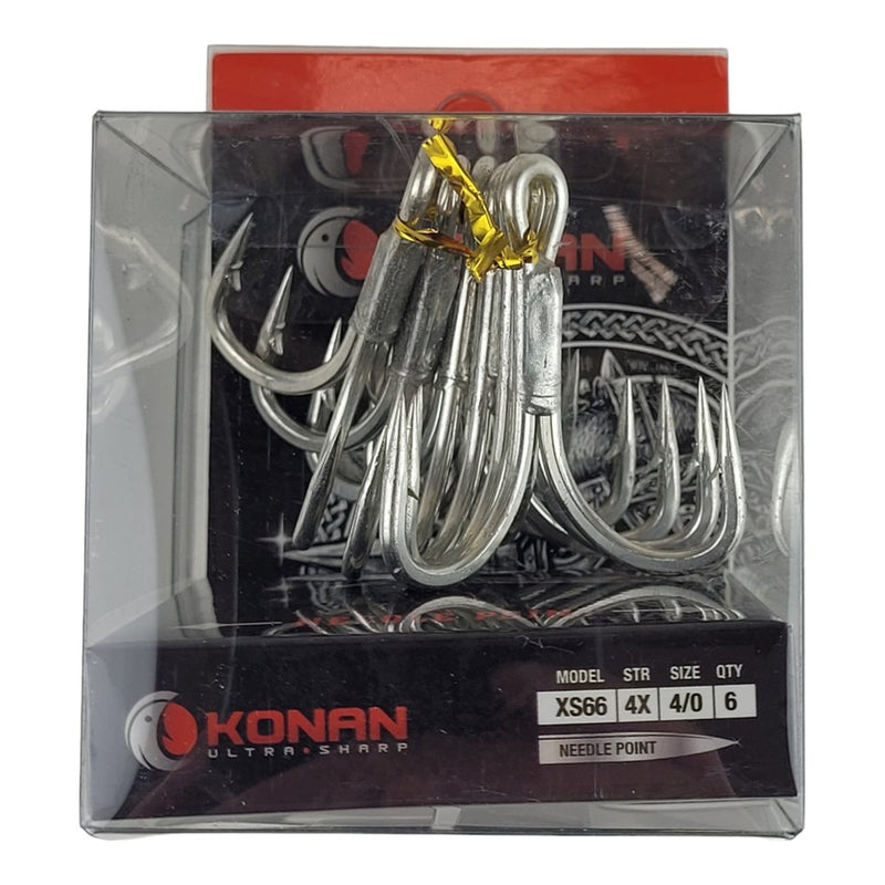 Load image into Gallery viewer, KONAN TREBLE 4X XS66 [SZ:#4/0]
