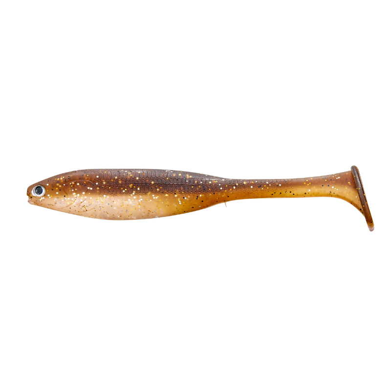 Load image into Gallery viewer, YAKAMITO SR SHADY SHAD 5" [CLR:GOLD FLASH]
