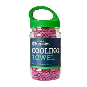 OUTDOOR EQUIPPED COOLING TOWEL [CLR:ROSE]