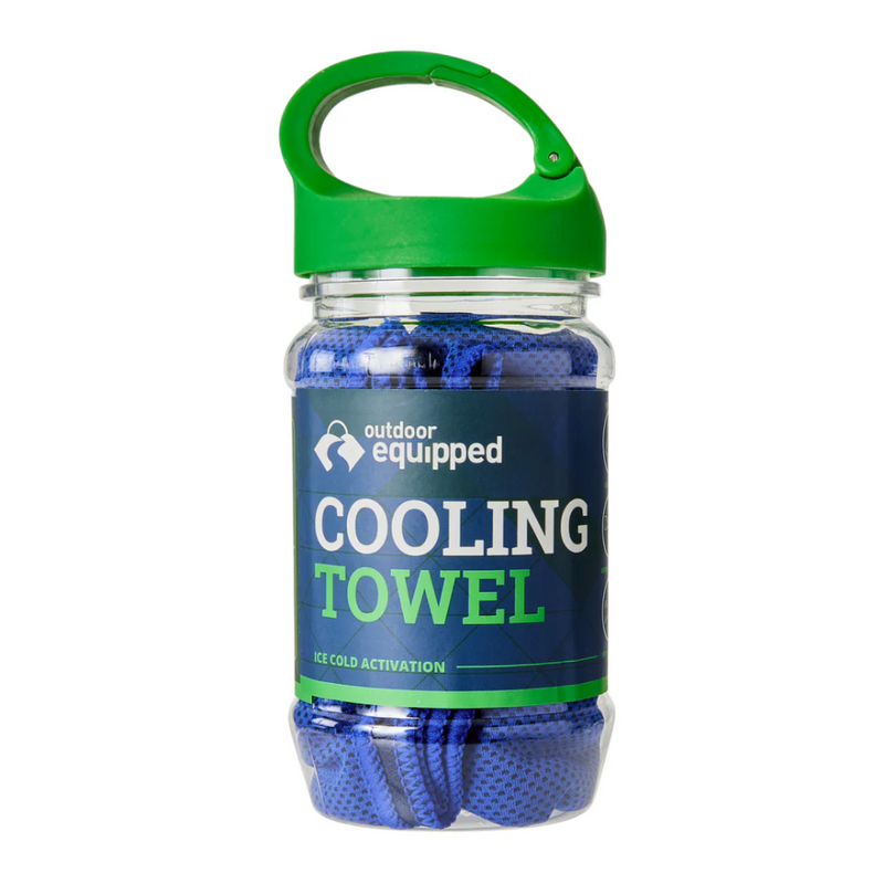 Load image into Gallery viewer, OUTDOOR EQUIPPED COOLING TOWEL [CLR:BLUE]
