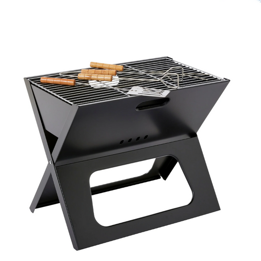 OUTDOOR EQUIPPED FOLDING BBQ GRILL KIT