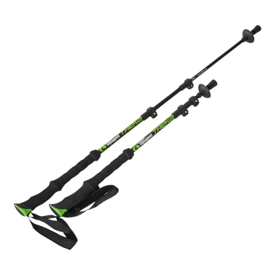 OUTDOOR EQUIPPED ALUMINIUM TREKA TREKING POLE - PAIR