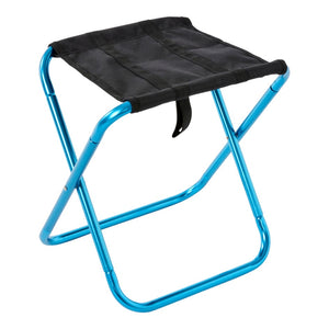 OUTDOOR EQUIPPED FOLDING CAMP FISHING STOOL