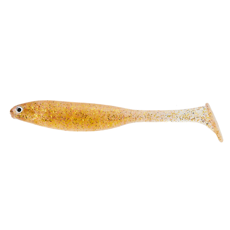 Load image into Gallery viewer, YAKAMITO SR SHADY SHAD 5" [CLR:GOLD FINGER]
