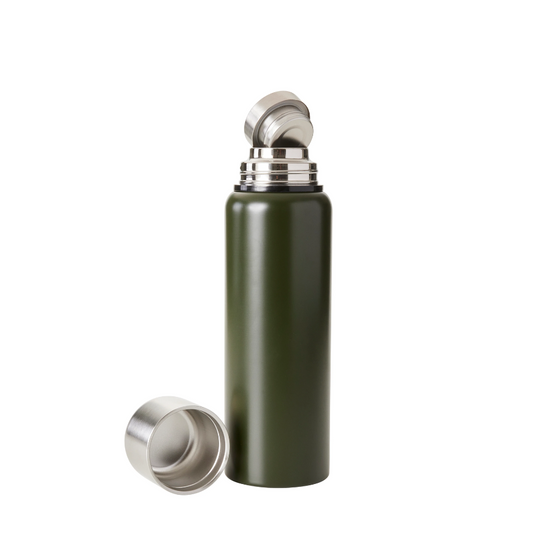 OUTDOOR EQUIPPED 1LT FLASK GREEN