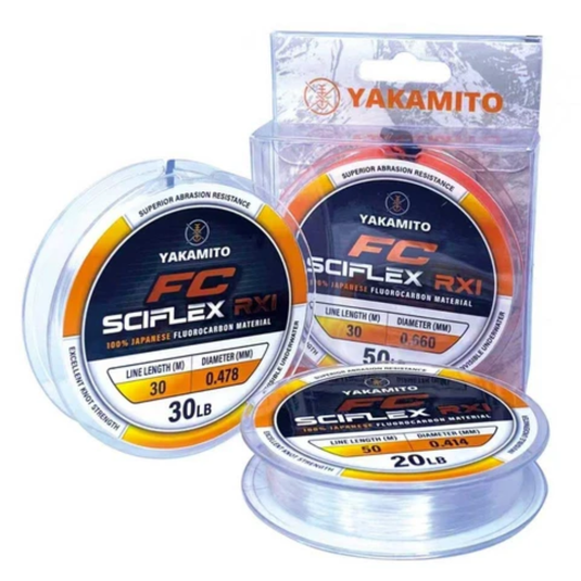 YAKAMITO SCIFLEX FLUOROCARBON [WEIGHT:20LB LENGTH:50M]