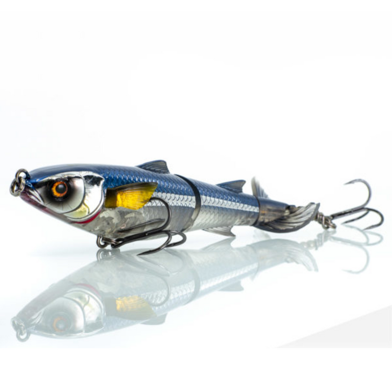 Load image into Gallery viewer, CHASEBAITS DRUNKEN MULLET [SZ:130MM CLR:05 BLUE BAIT]
