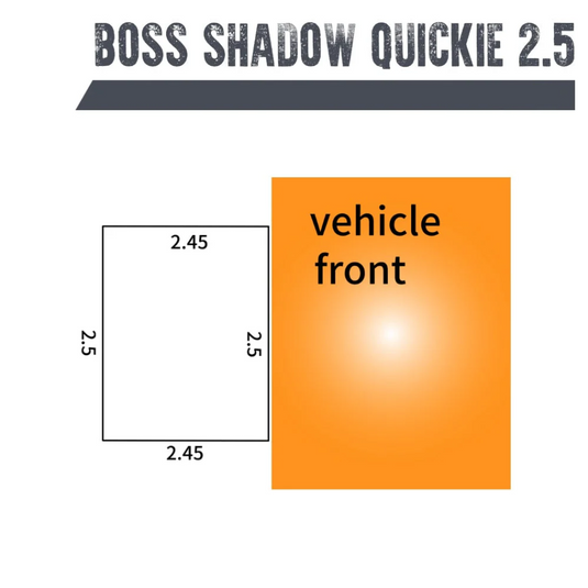 CAMPBOSS SHADOW QUICKIE 2.5 AWNING