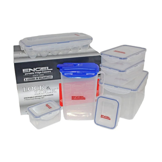 ENGEL LOCK N LOCK 7 PIECE SET INCLUDING EGG CARTON