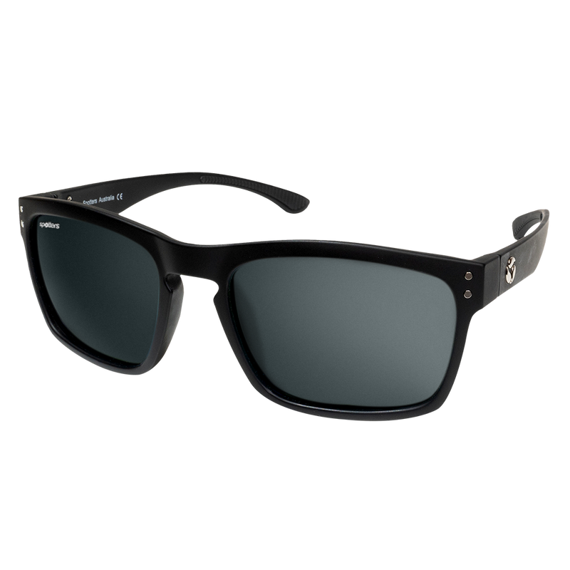 Load image into Gallery viewer, SPOTTERS SUNGLASSES CRYPTO MATT BLACK [LENS:CARBON]
