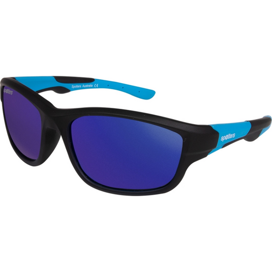 SPOTTERS SUNGLASSES KIDS PLATYPUS MATT BLACK [LENS:PURPLE MIRROR]