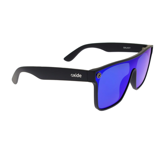 OXIDE EYEWEAR GALAXY MATT BLACK [LENS:BLUE MIRROR]