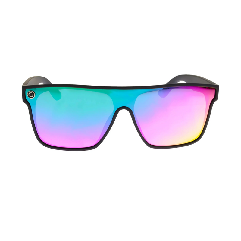Load image into Gallery viewer, OXIDE EYEWEAR GALAXY MATT BLACK [LENS:BLUE/PURPLE MIRROR]
