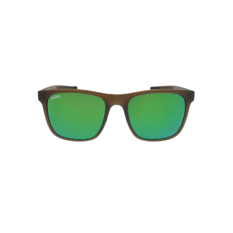 Load image into Gallery viewer, OXIDE EYEWEAR SOLARIS MATT GREY [LENS:GREEN MIRROR]
