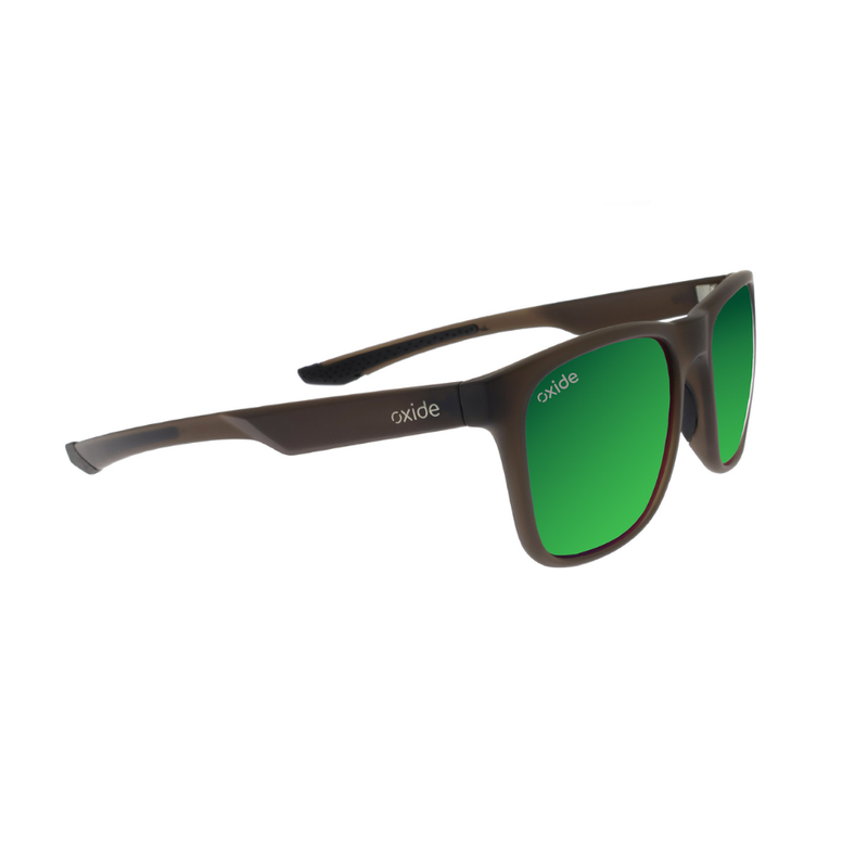 Load image into Gallery viewer, OXIDE EYEWEAR SOLARIS MATT GREY [LENS:GREEN MIRROR]
