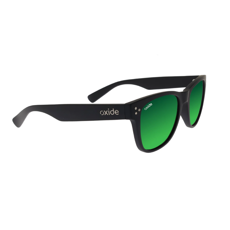 Load image into Gallery viewer, OXIDE EYEWEAR HORIZON MATT BLACK [LENS:GREEN MIRROR]

