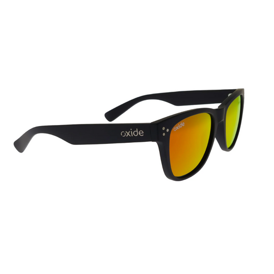 OXIDE EYEWEAR HORIZON MATT BLACK [LENS:RED MIRROR]