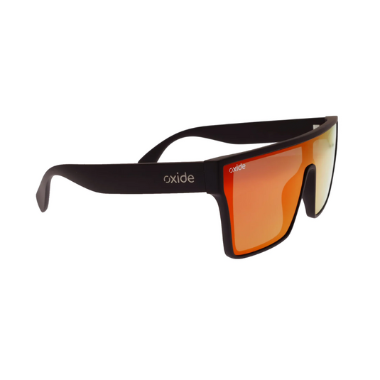 OXIDE EYEWEAR NOVA MATT BLACK [LENS:RED MIRROR]