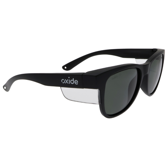 OXIDE SAFETY QUAKE MATT BLACK [LENS:GREY]