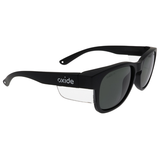 OXIDE SAFETY STORM MATT BLACK [LENS:GREY]