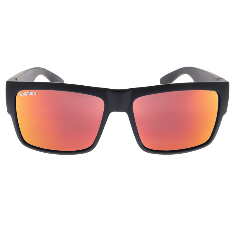 Load image into Gallery viewer, SPOTTERS SUNGLASSES STRIKER MATT BLACK [LENS:IGNITE]
