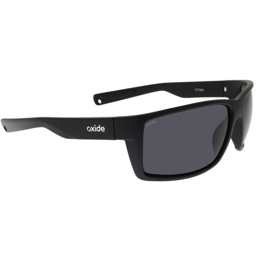 OXIDE EYEWEAR TITAN MATT BLACK [LENS:GREY]