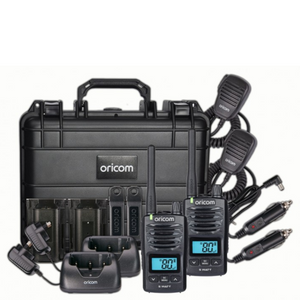 ORICOM DTXTP600 5 WATT IP67 WATERPROOF HANDHELD IHF CB RADIO TRADE PACK