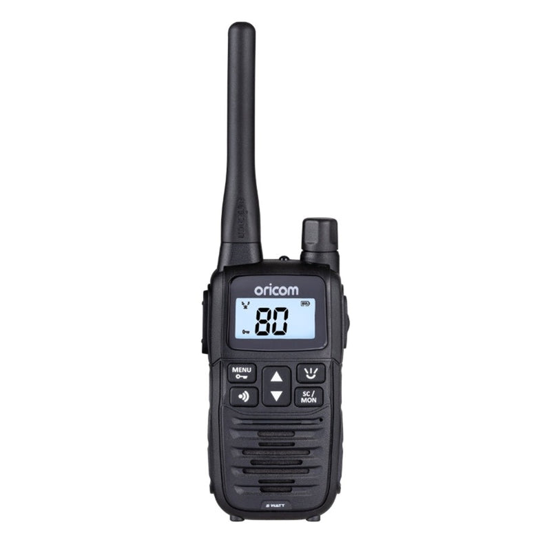 Load image into Gallery viewer, ORICOM UHF2400-1 HANDHELD 2 WATT UHF CB RADIO SINGLE PACK
