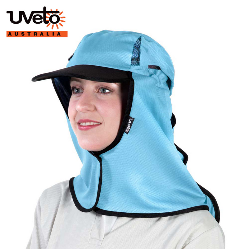 Load image into Gallery viewer, UVETO KALAHARI HAT MICRO MESH [CLR:AQUA]
