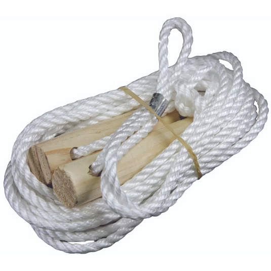 SUPEX GUY ROPE KIT DOUBLE 6MM ROPE WITH WOOD & SPRING