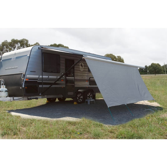 SUPEX CARAVAN PRIVACY SCREEN SILVER [SZ:1800MM X 3700MM]