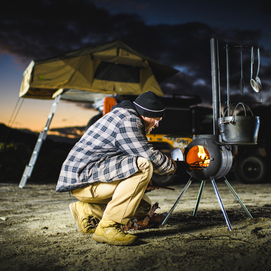 OZPIG SERIES 2 PORTABLE WOOD FIRE STOVE