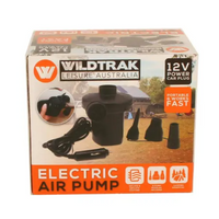 WILDTRAK AIR PUMP 12 VOLT IN BOX DEFLATE WITH NOZZLE 