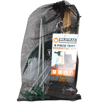WILDTRAK 8 PIECE TENT ESSENTIAL KIT IN NET BAG 