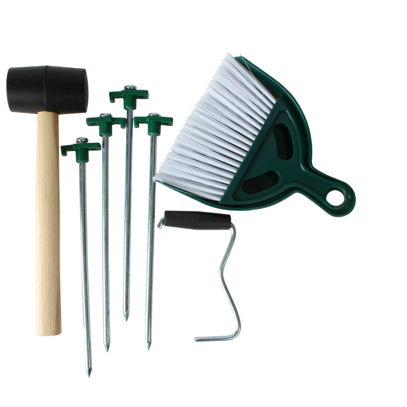 Load image into Gallery viewer, WILDTRAK 8 PIECE TENT ESSENTIAL KIT IN NET BAG 
