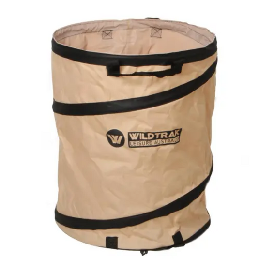 WILDTRAK COLLAPSIBLE CAMP STORAGE BIN 46X40CM