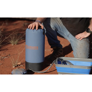 WILDTRAK HEAVY DUTY 15L PORTABLE SHOWER BAG WITH FOOT PUMP